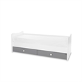 Bed TREND PLUS NEW white+stone grey /teenage bed/